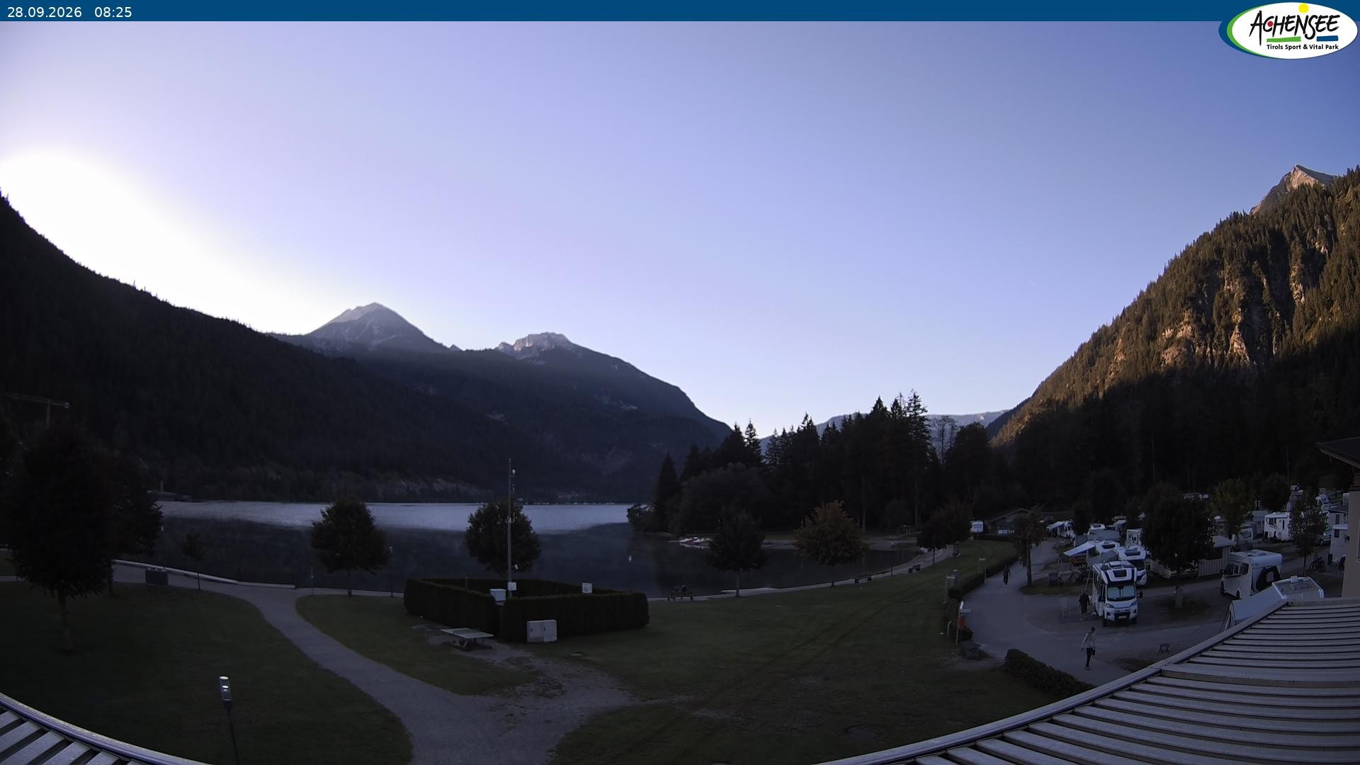 Archiv Foto Webcam Campingplatz am Achensee