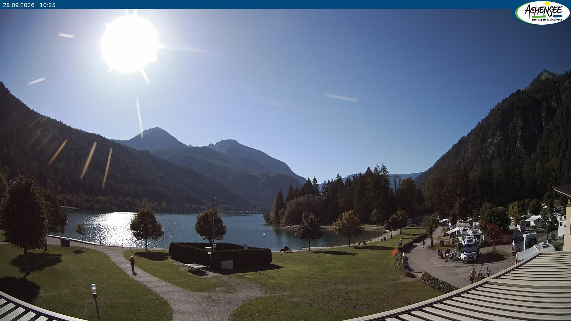 Archiv Foto Webcam Campingplatz am Achensee
