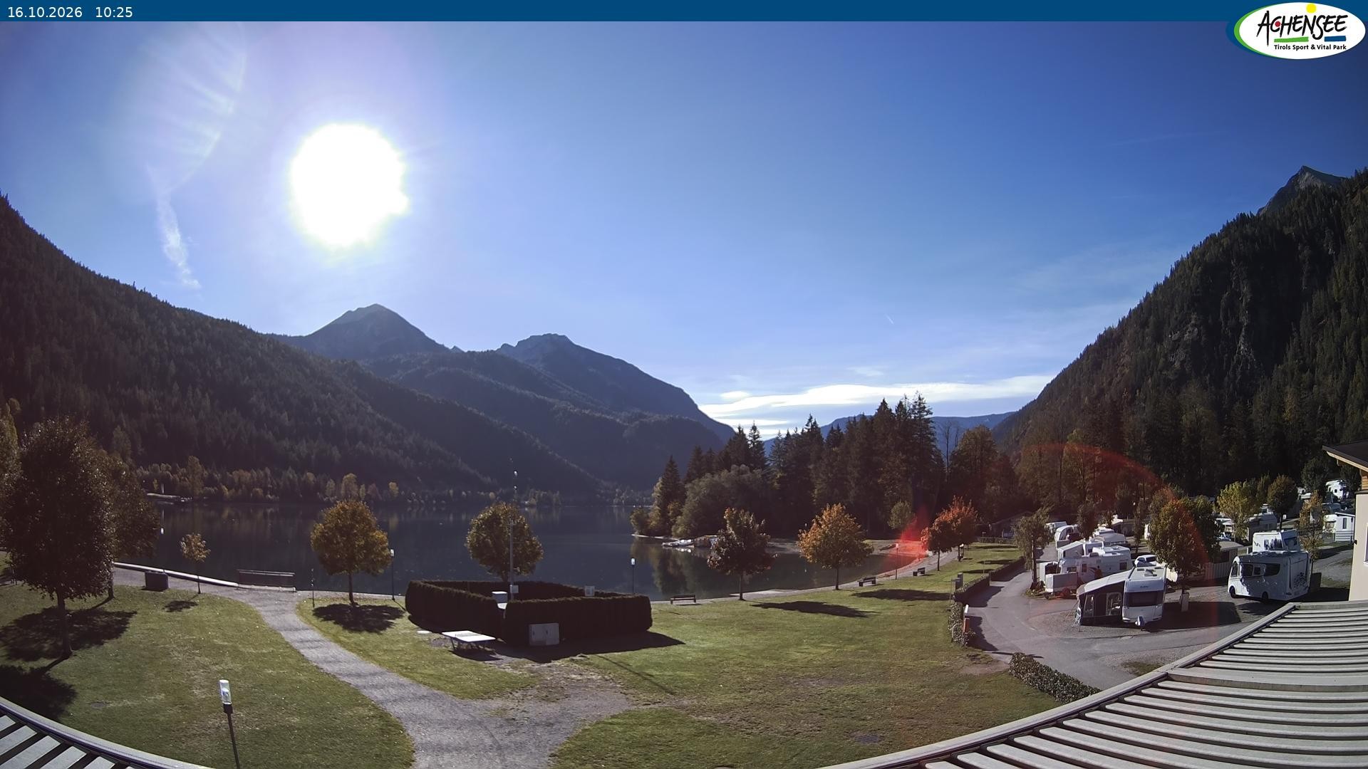 Archiv Foto Webcam Campingplatz am Achensee