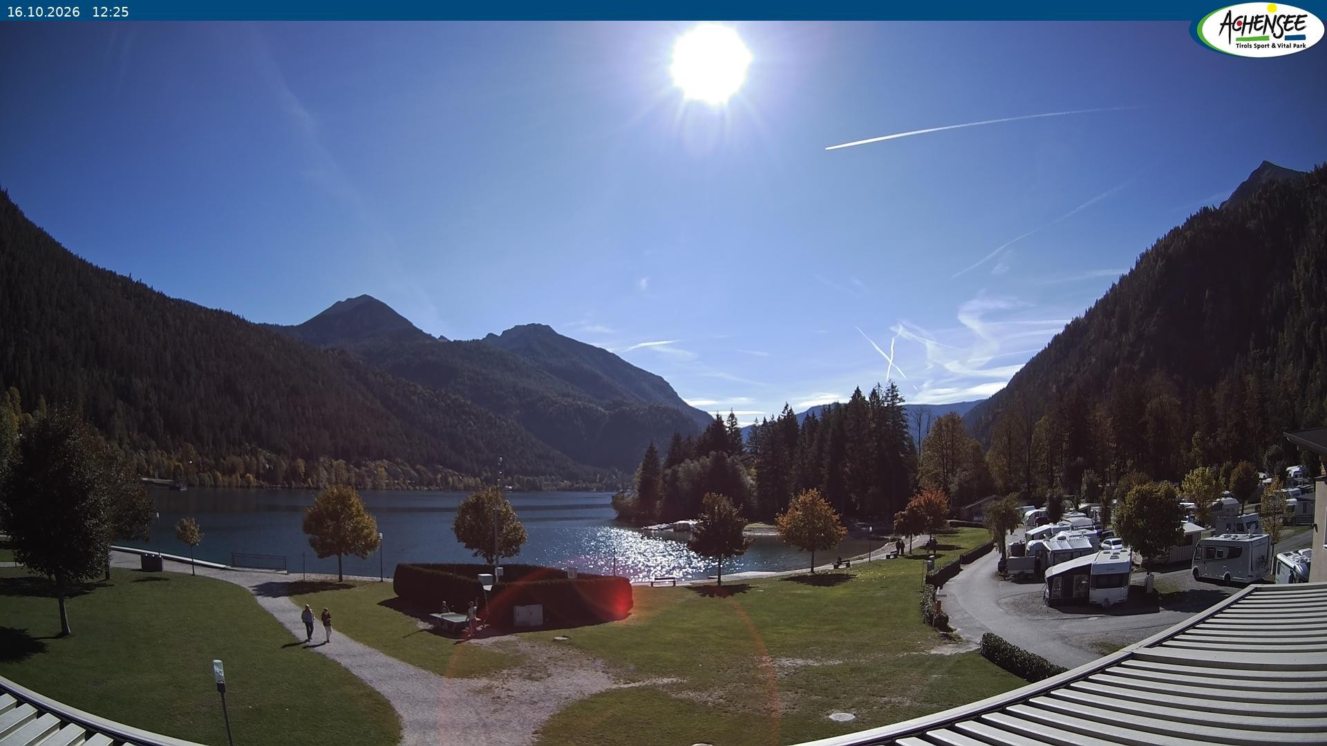 Archiv Foto Webcam Campingplatz am Achensee