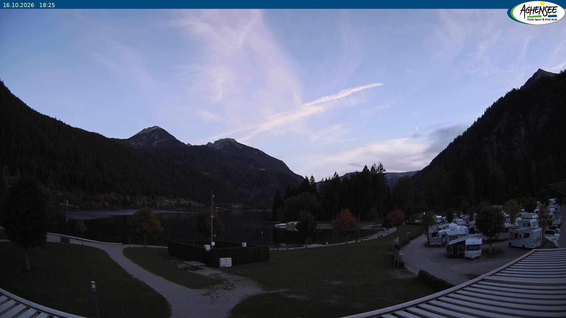 Archiv Foto Webcam Campingplatz am Achensee