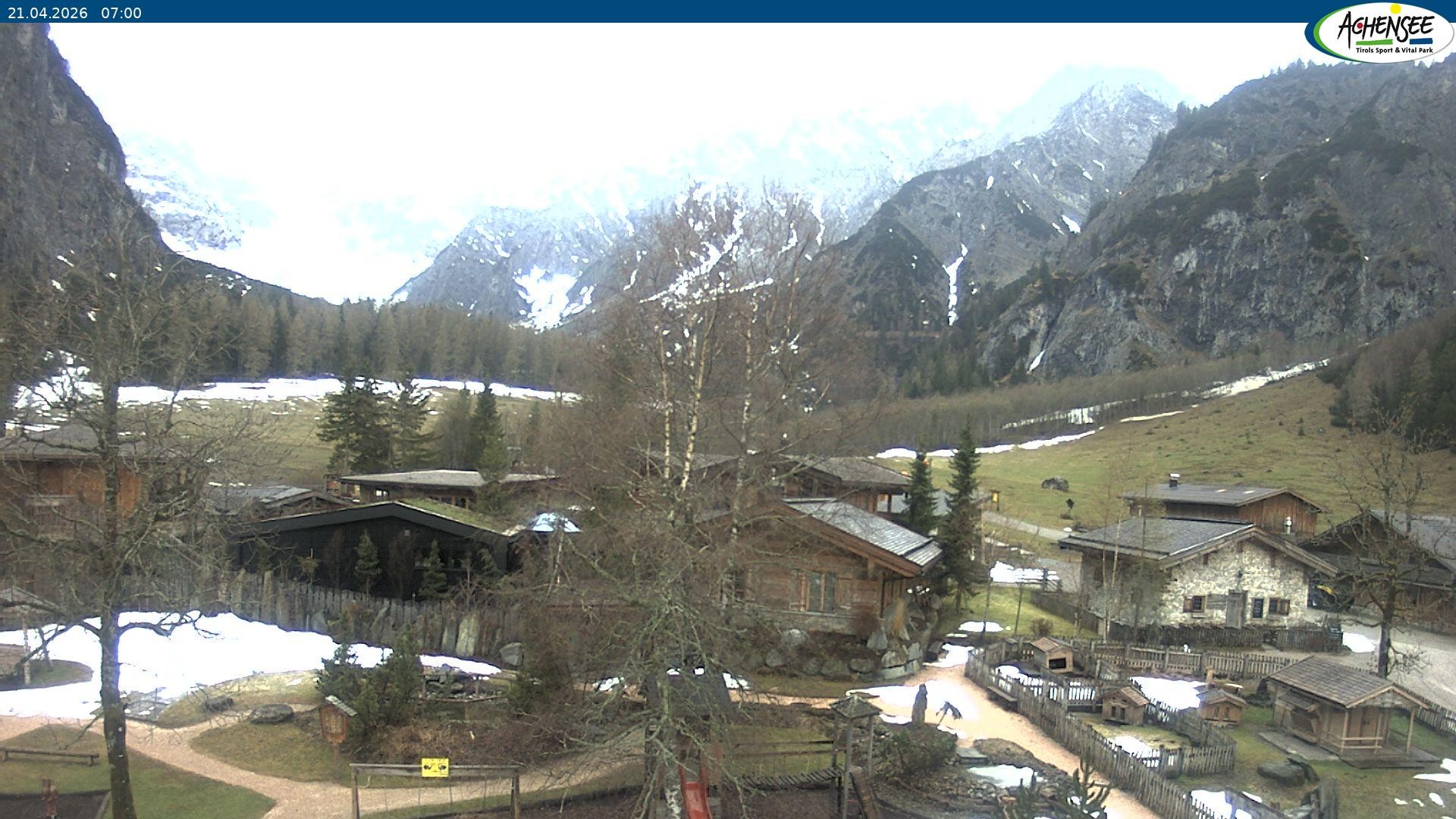 Archived image Webcam Gramaialm near Pertisau