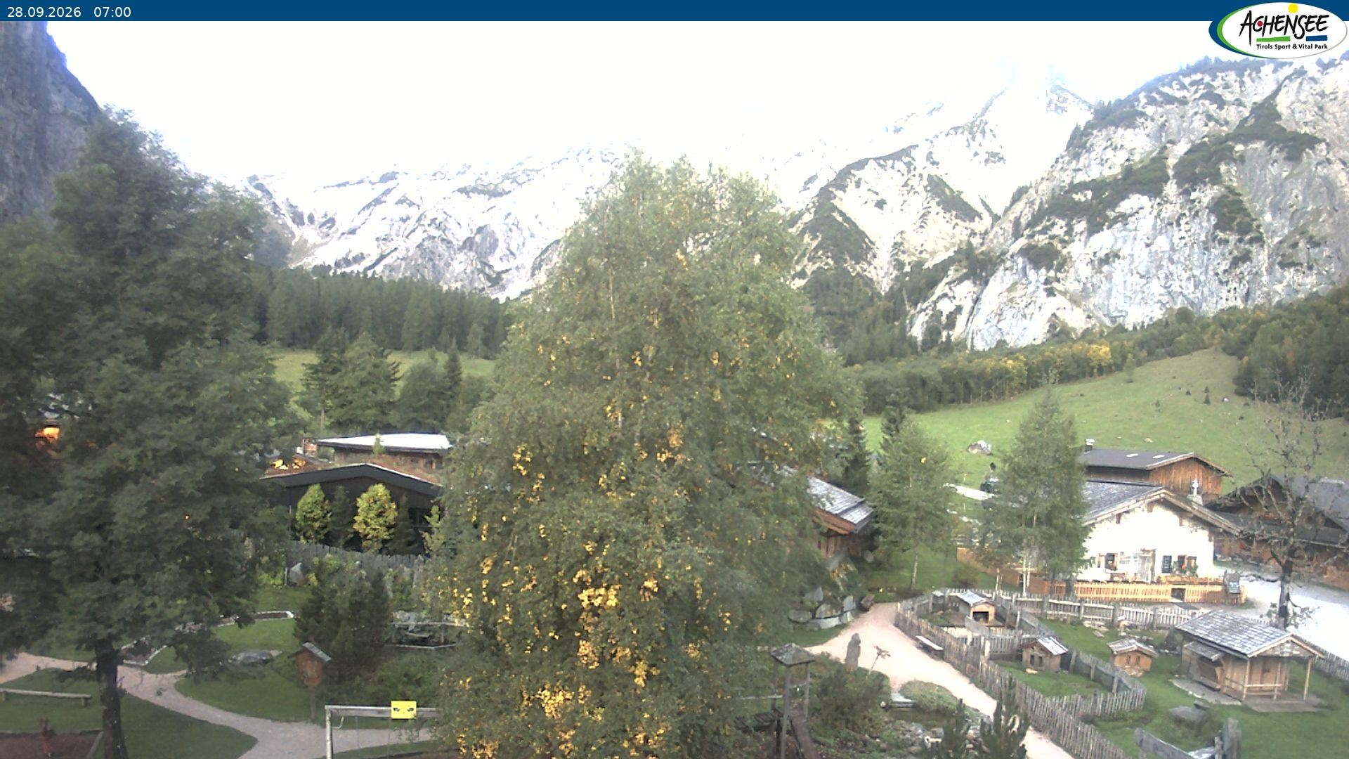 Archiv Foto Webcam Gramaialm bei Pertisau