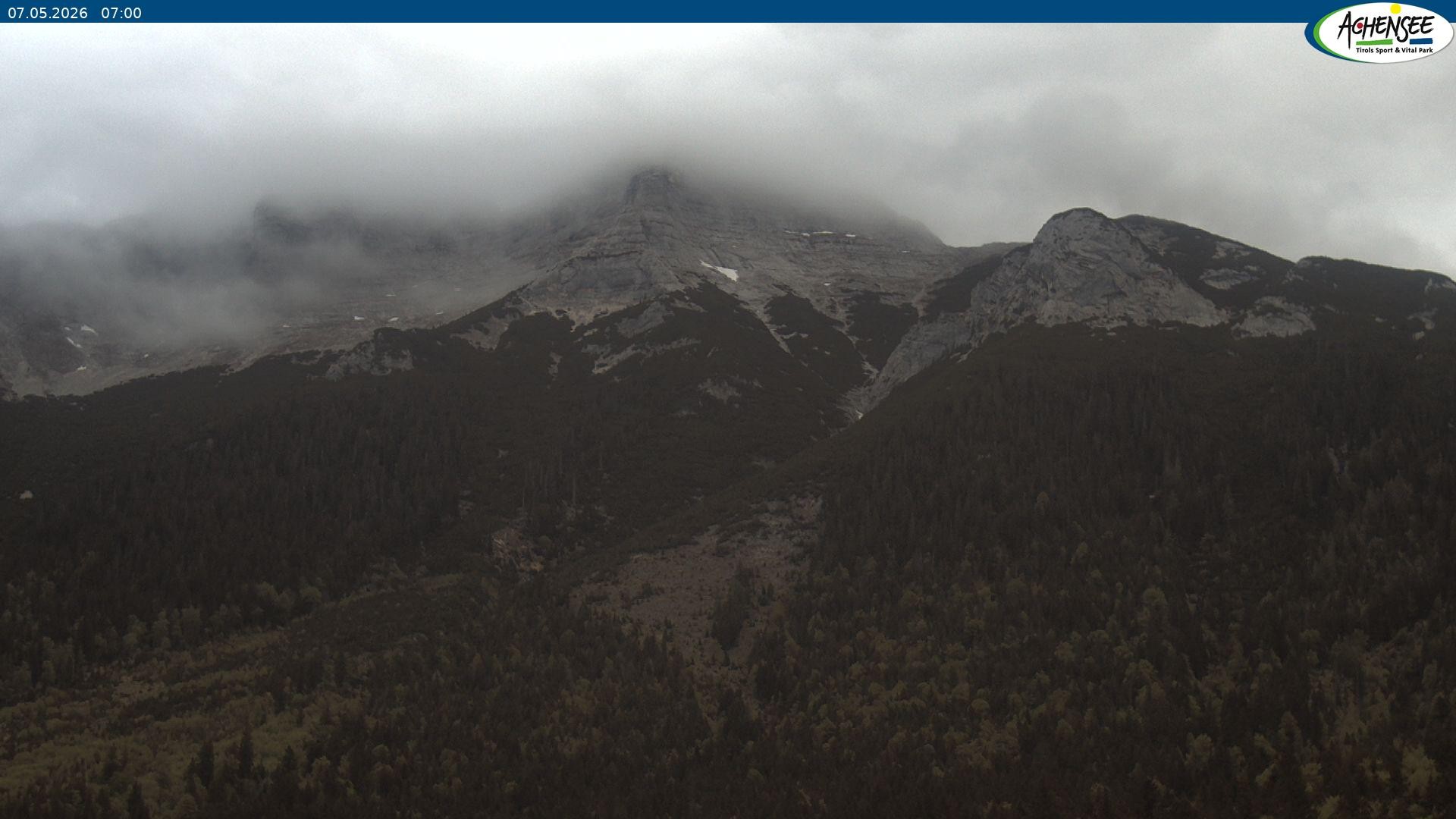 Archiv Foto Webcam Panorama Steinberg am Rofan beim Achensee