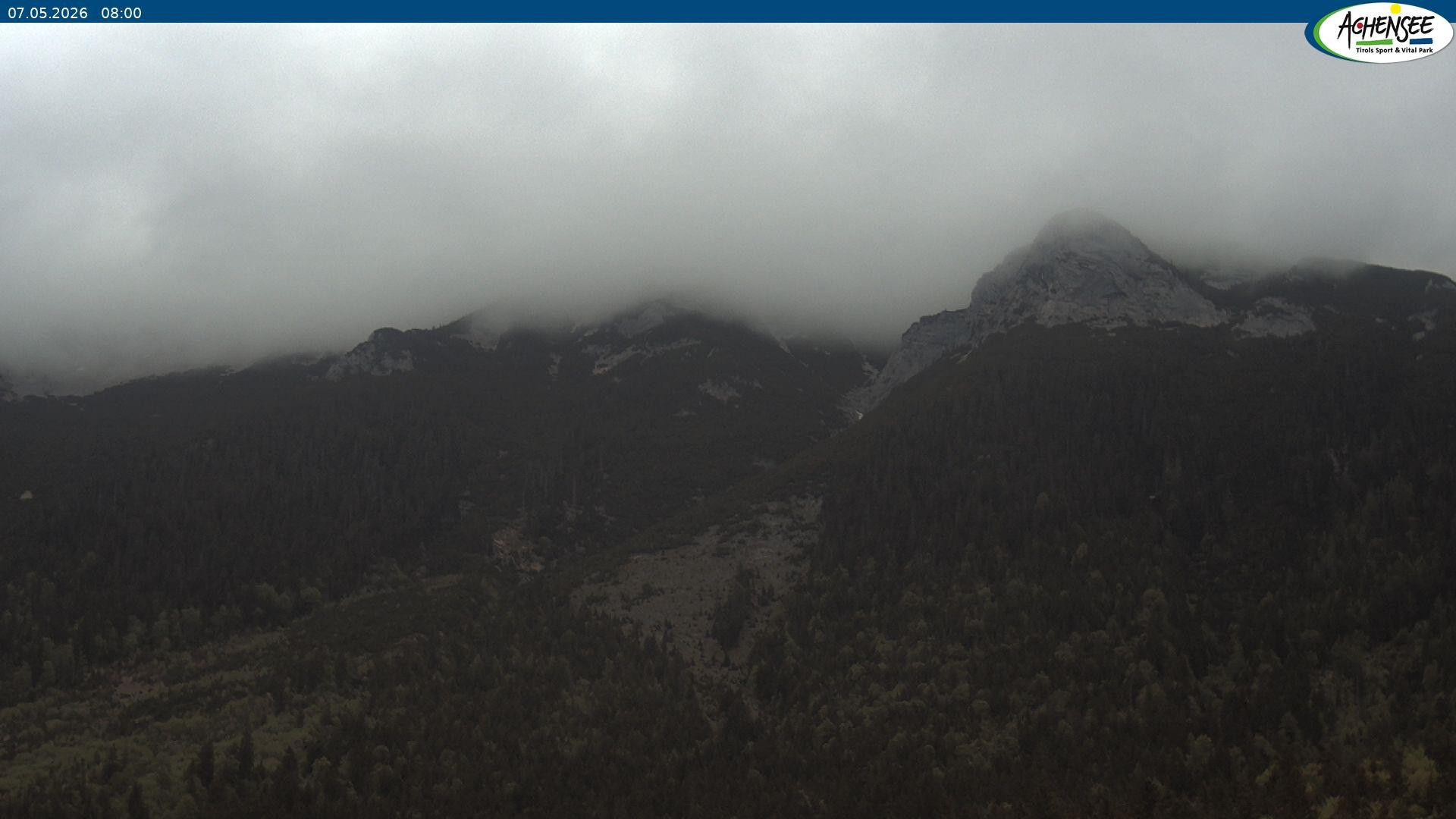 Archived image Webcam Panorama of Steinberg am Rofan