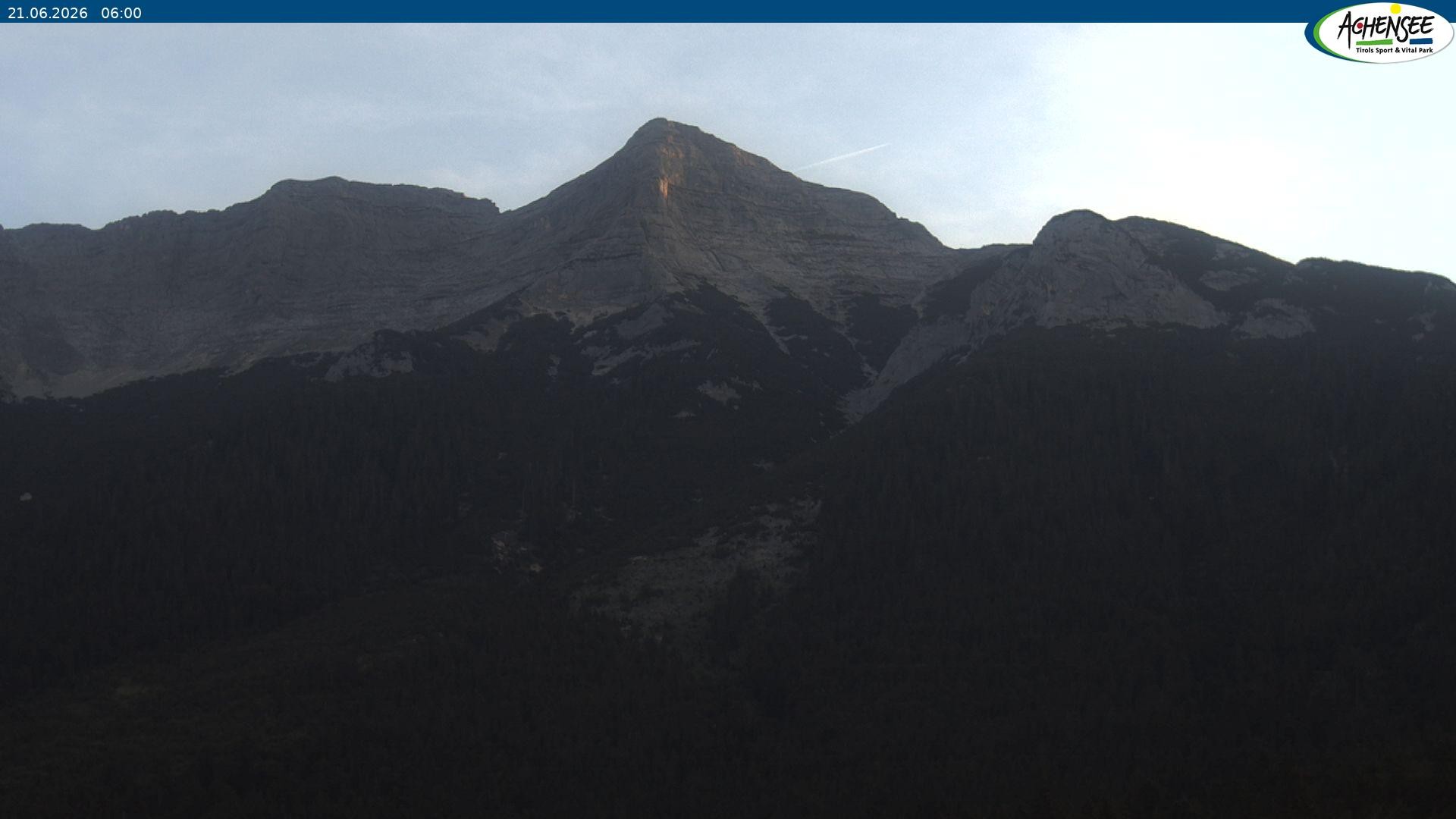 Archiv Foto Webcam Panorama Steinberg am Rofan beim Achensee