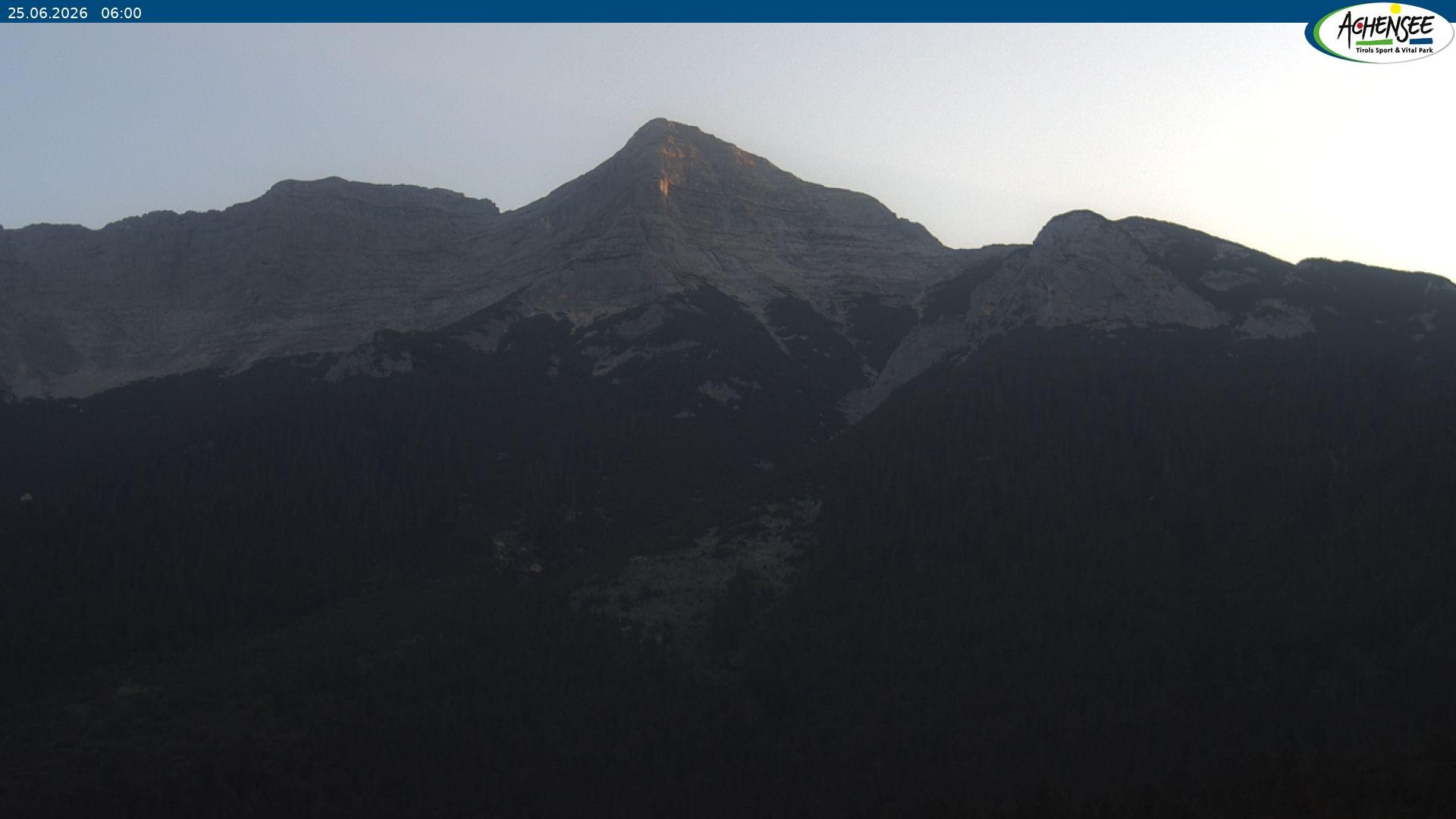 Archiv Foto Webcam Panorama Steinberg am Rofan beim Achensee