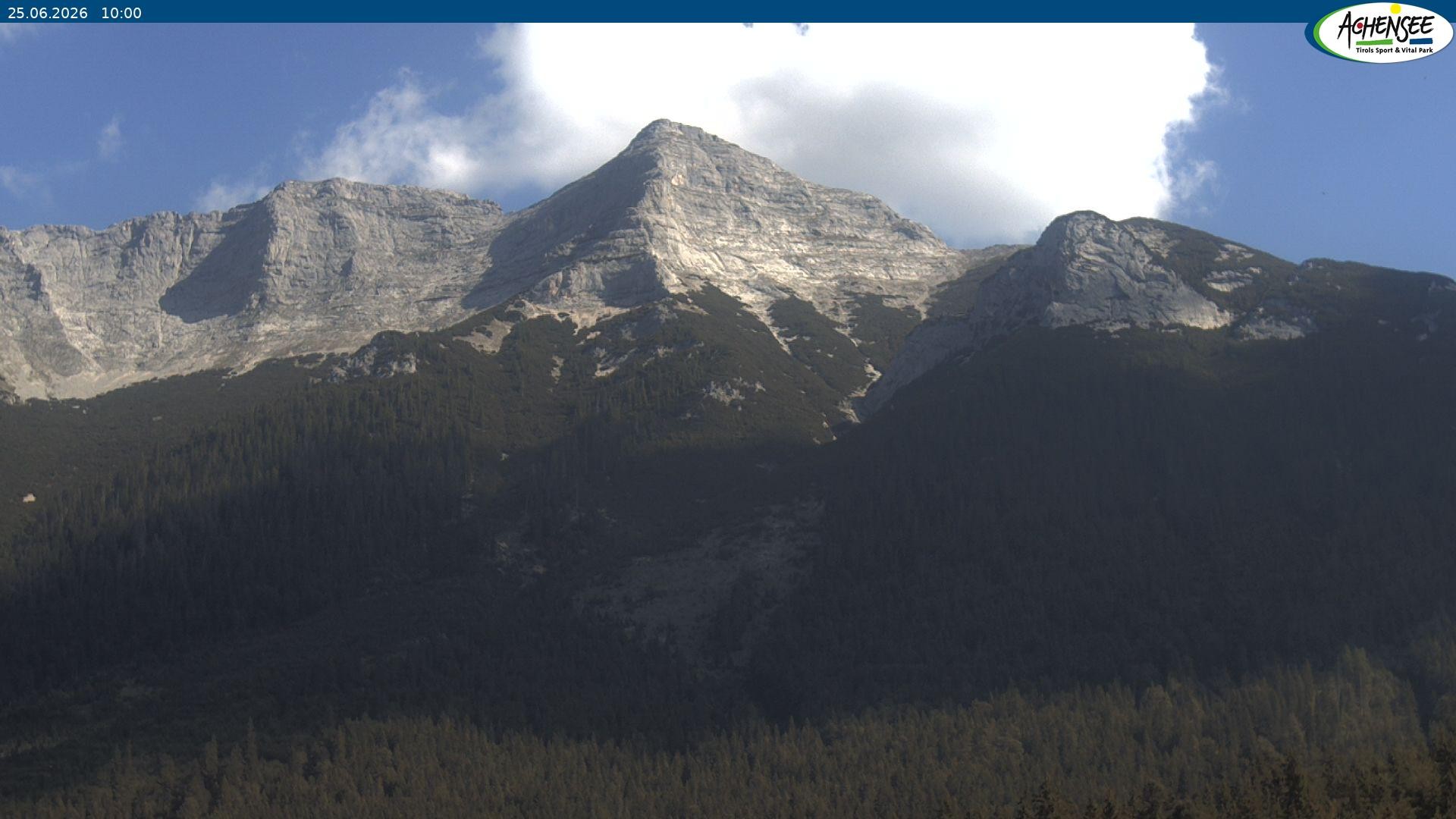 Archiv Foto Webcam Panorama Steinberg am Rofan beim Achensee