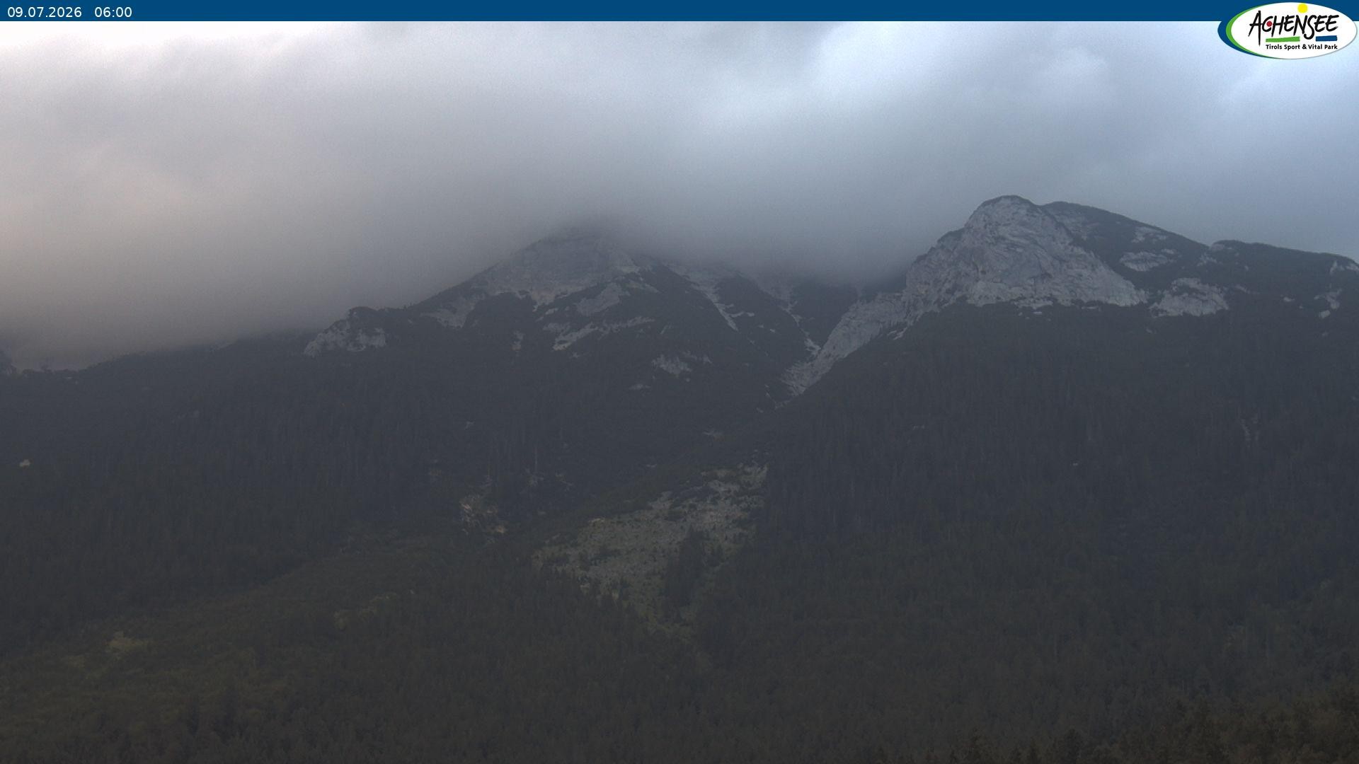 Archiv Foto Webcam Panorama Steinberg am Rofan beim Achensee