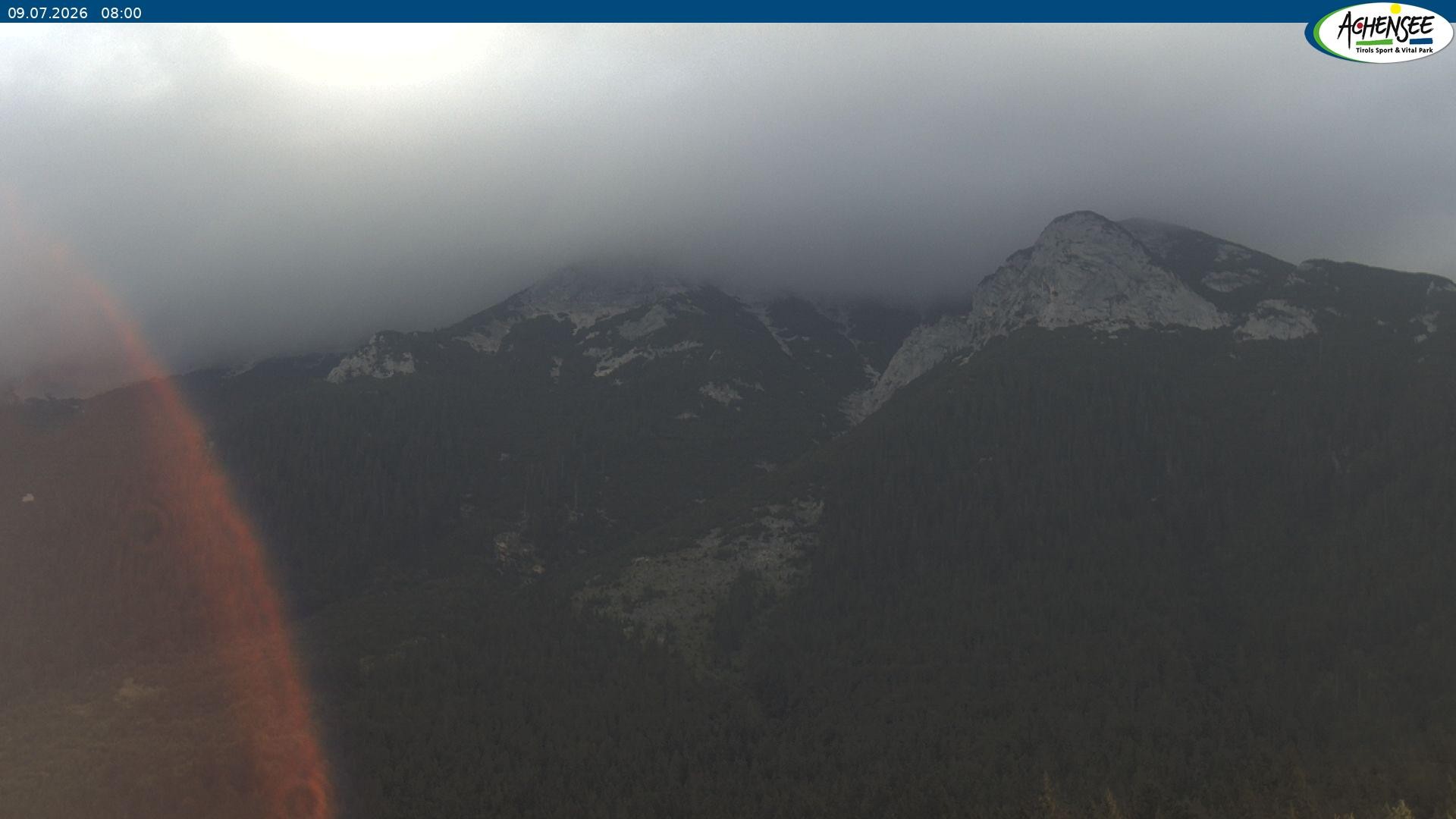 Archiv Foto Webcam Panorama Steinberg am Rofan beim Achensee