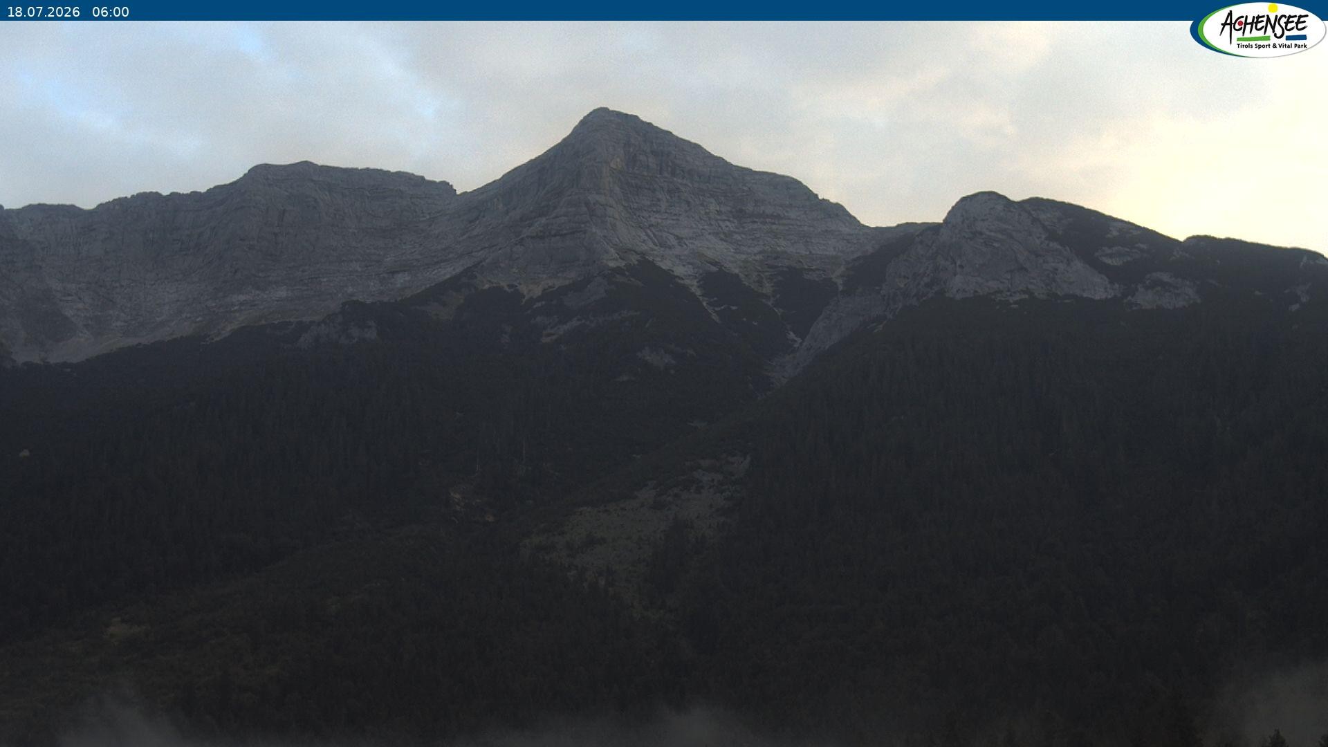 Archiv Foto Webcam Panorama Steinberg am Rofan beim Achensee