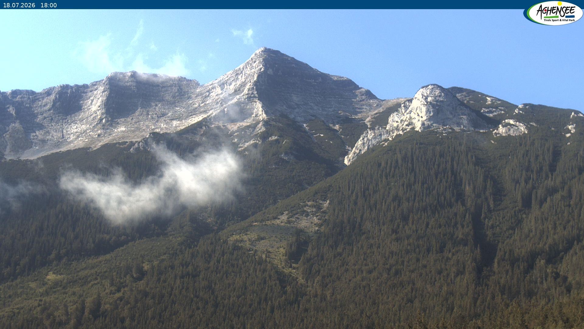 Archiv Foto Webcam Panorama Steinberg am Rofan beim Achensee