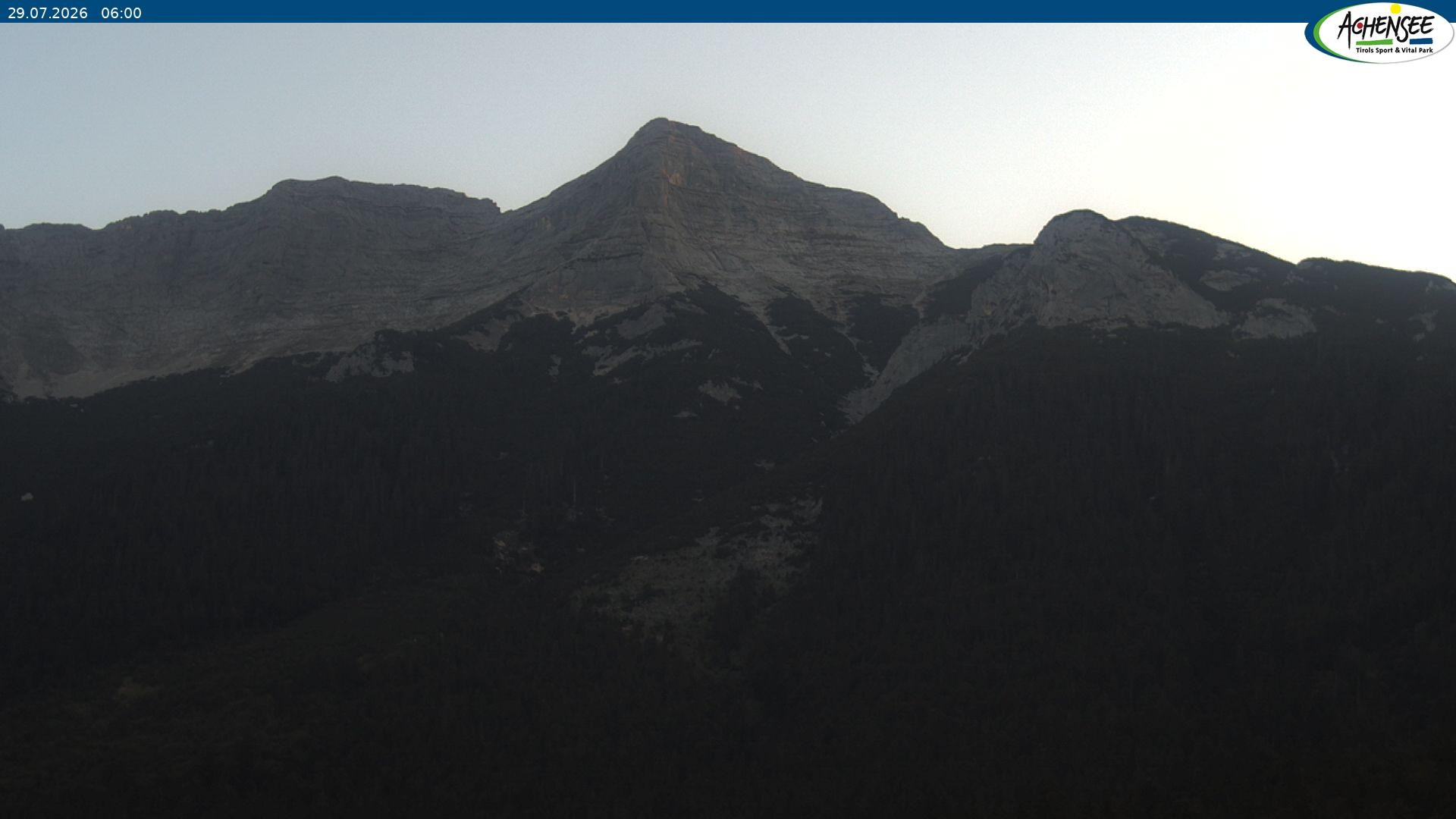 Archiv Foto Webcam Panorama Steinberg am Rofan beim Achensee