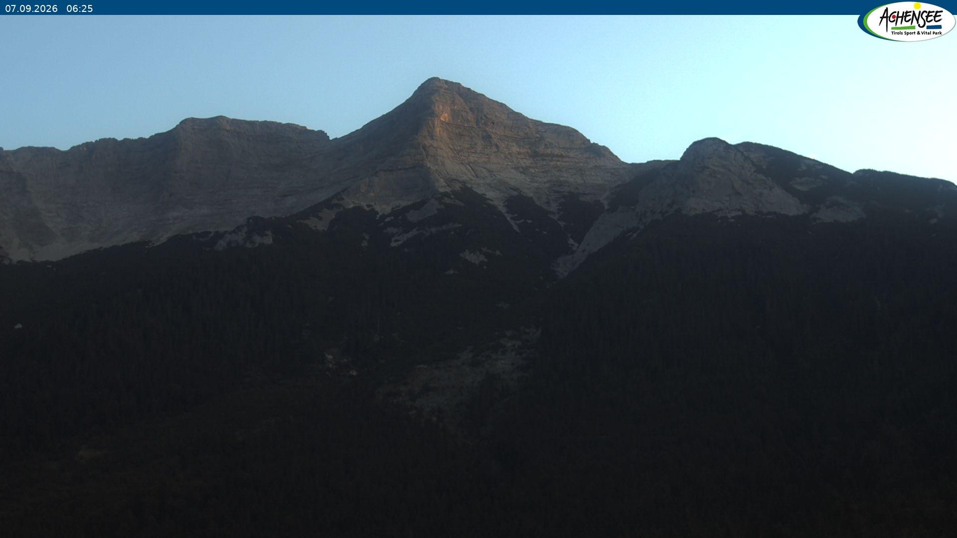 Archiv Foto Webcam Panorama Steinberg am Rofan beim Achensee