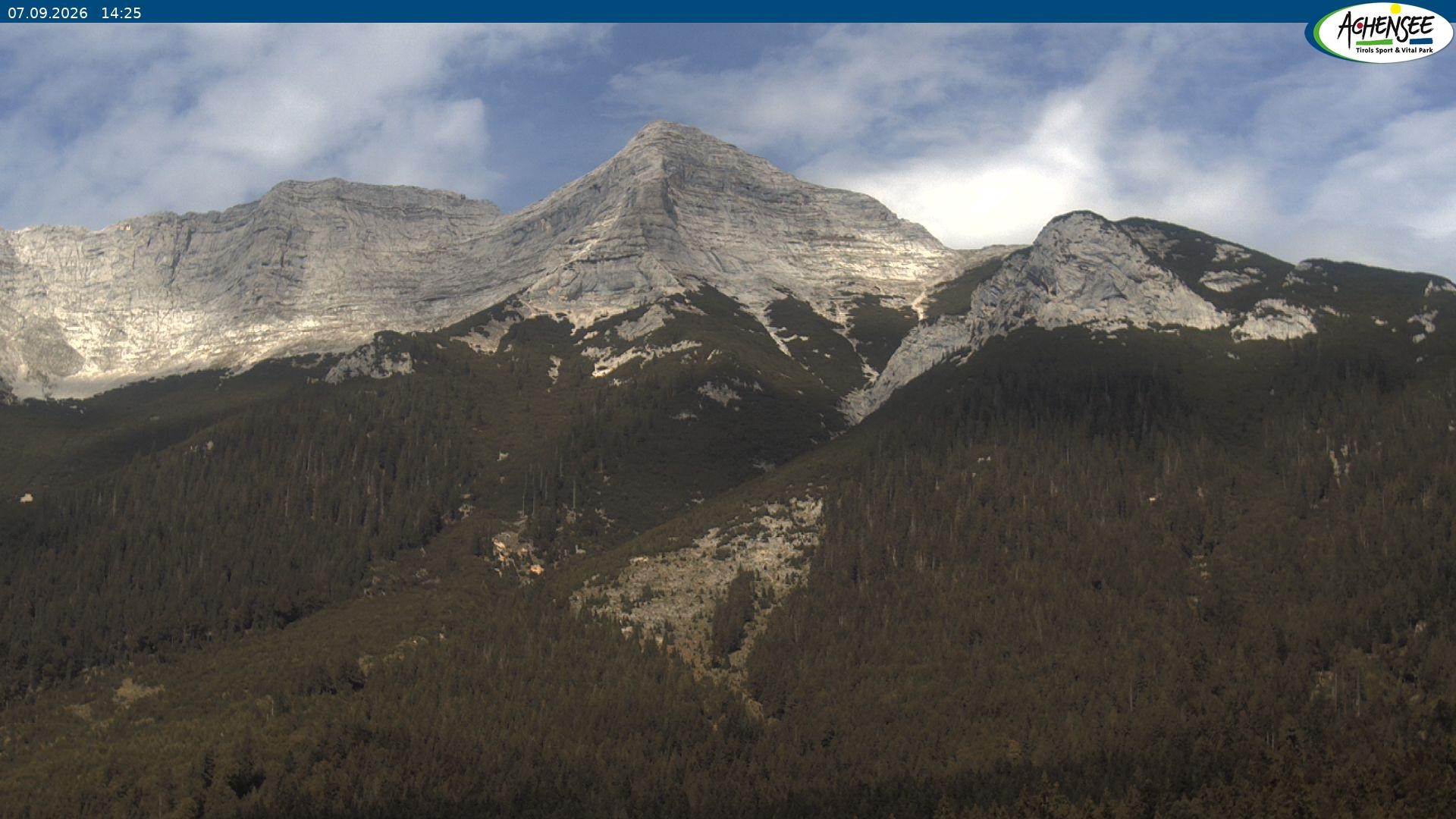 Archiv Foto Webcam Panorama Steinberg am Rofan beim Achensee