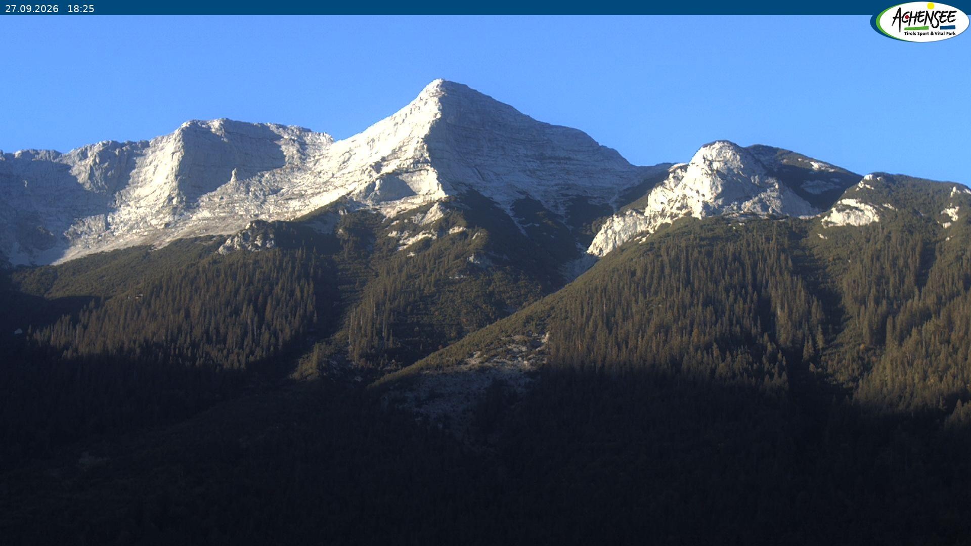Archiv Foto Webcam Panorama Steinberg am Rofan beim Achensee