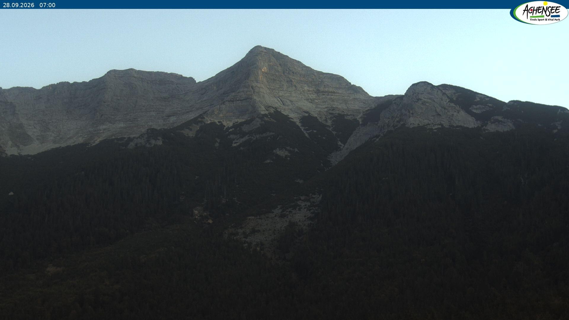 Archiv Foto Webcam Panorama Steinberg am Rofan beim Achensee