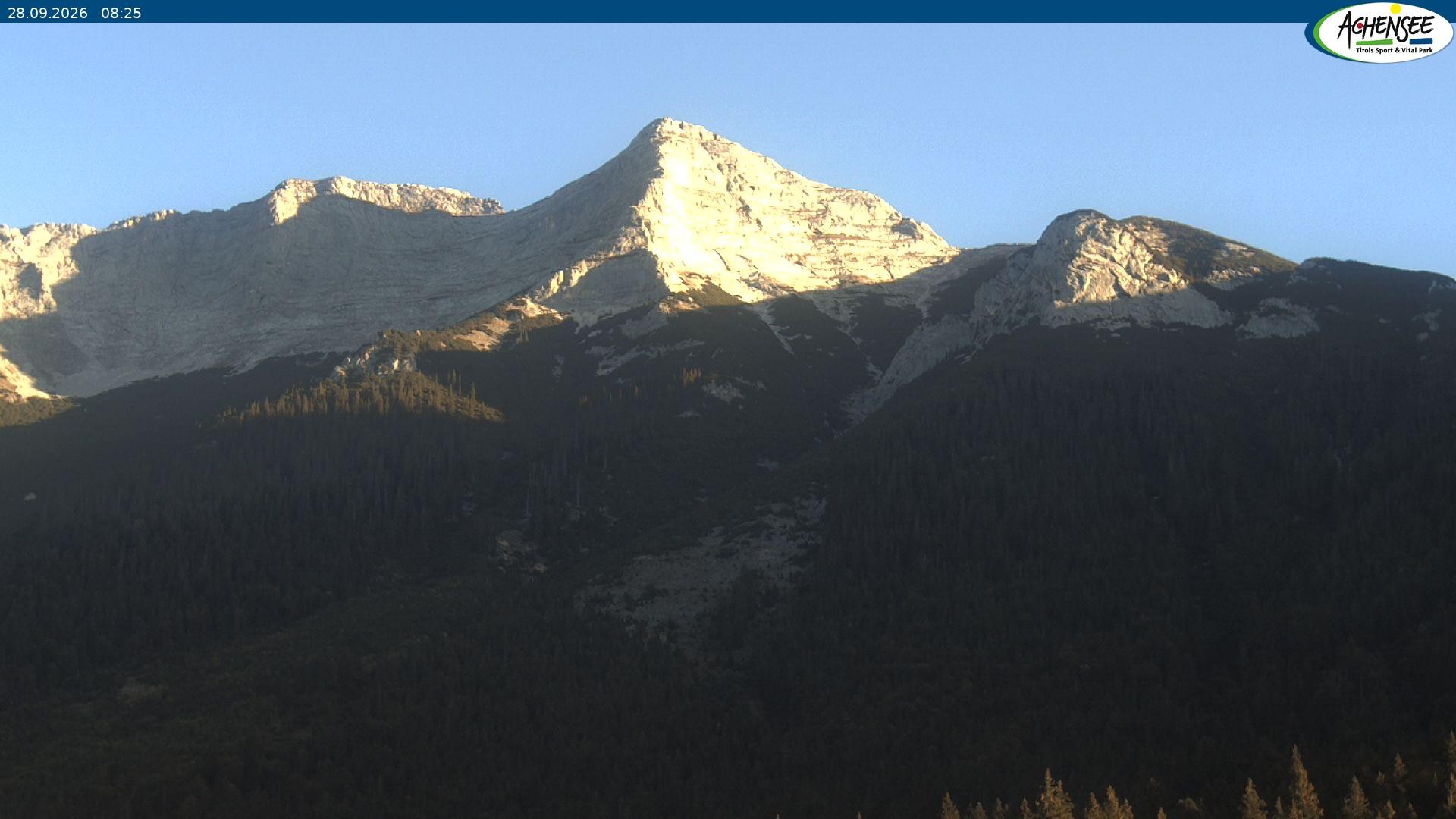 Archiv Foto Webcam Panorama Steinberg am Rofan beim Achensee