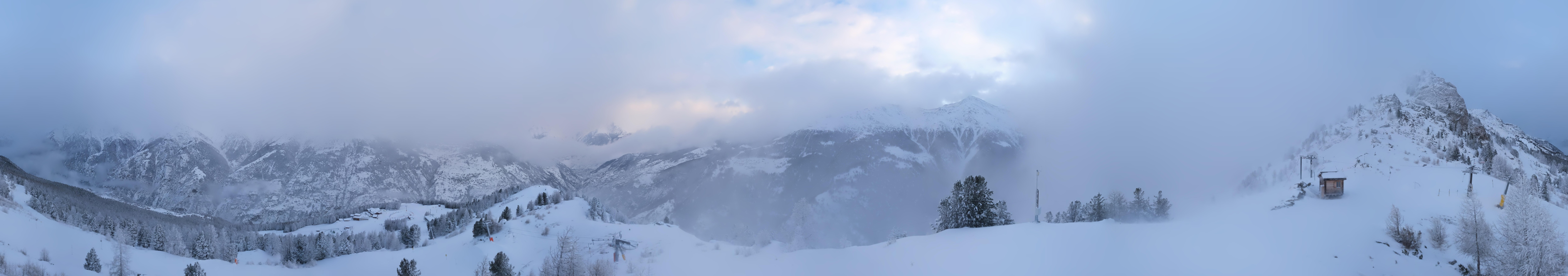Archiv Foto Webcam Grächen im Wallis: Panorama Furggen