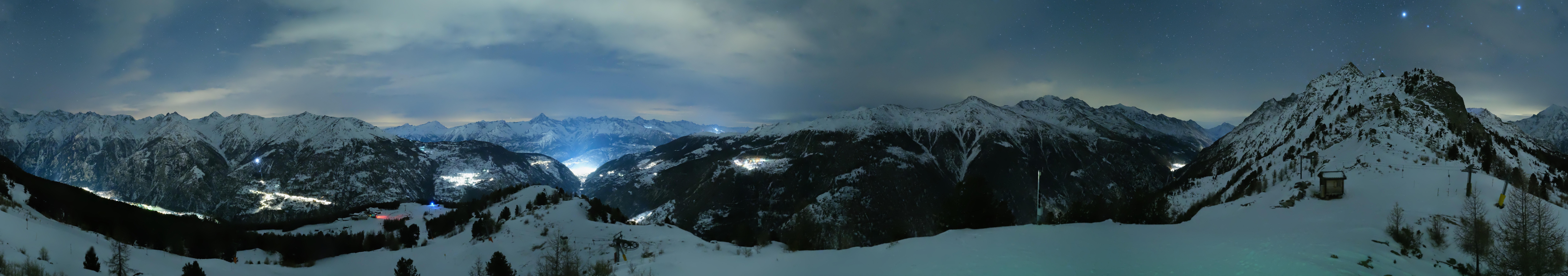 Archiv Foto Webcam Grächen im Wallis: Panorama Furggen