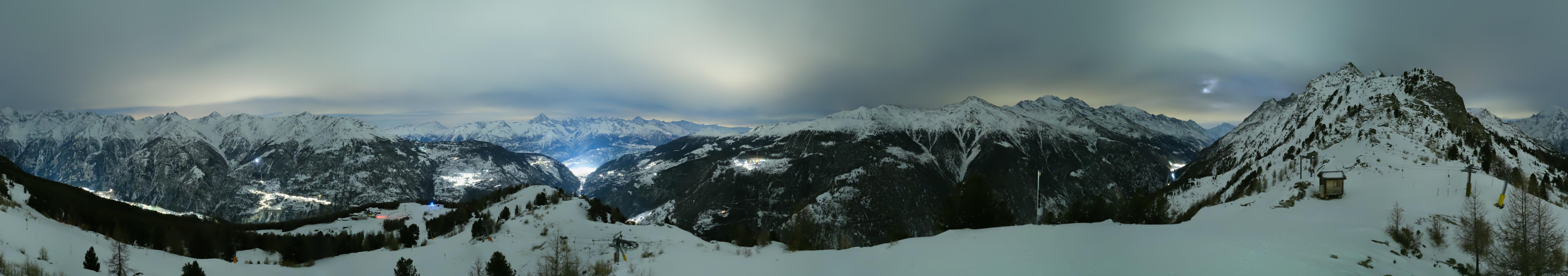 Archiv Foto Webcam Grächen im Wallis: Panorama Furggen