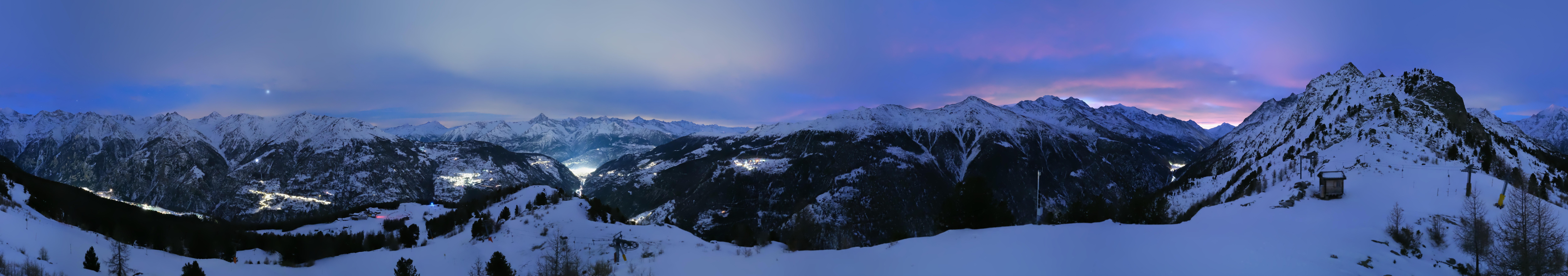 Archiv Foto Webcam Grächen im Wallis: Panorama Furggen
