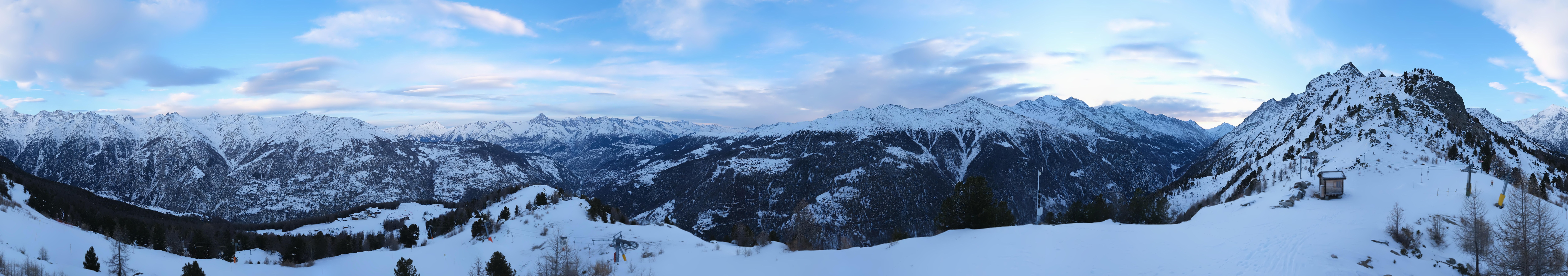 Archiv Foto Webcam Grächen im Wallis: Panorama Furggen