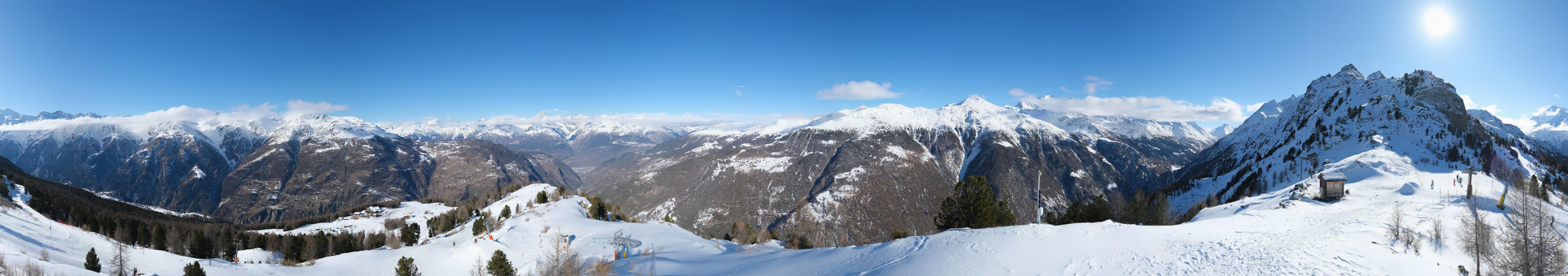 Archiv Foto Webcam Grächen im Wallis: Panorama Furggen
