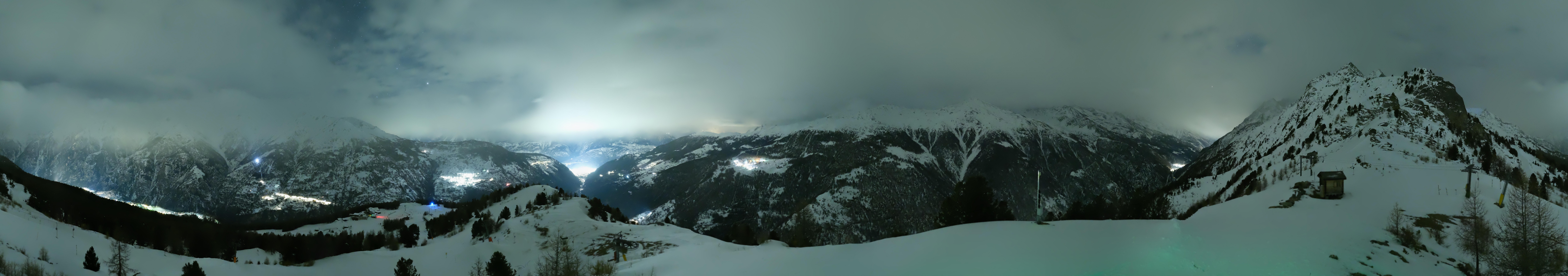 Archiv Foto Webcam Grächen im Wallis: Panorama Furggen