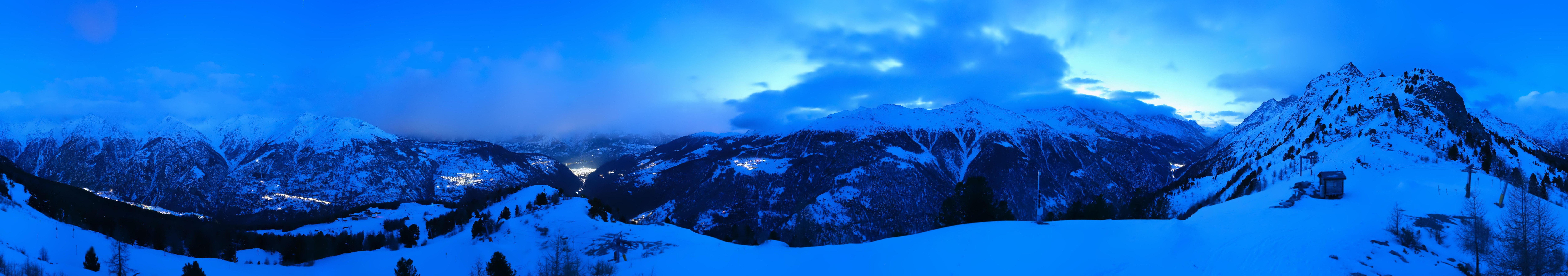 Archiv Foto Webcam Grächen im Wallis: Panorama Furggen