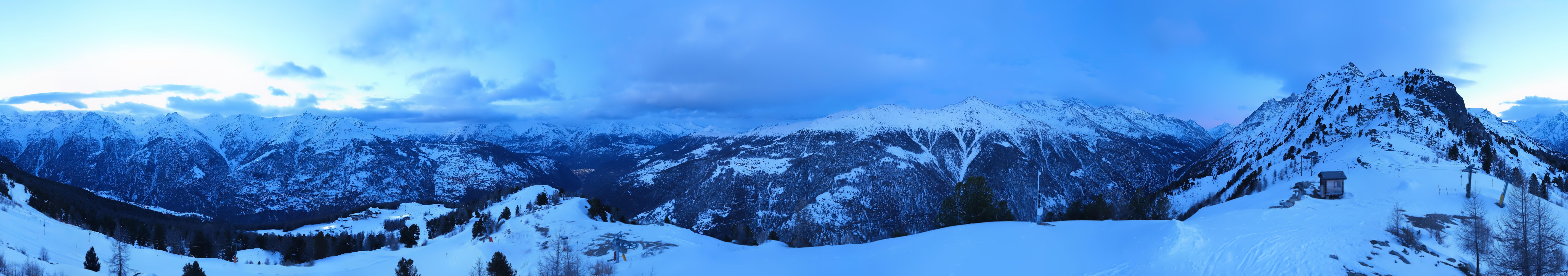 Archiv Foto Webcam Grächen im Wallis: Panorama Furggen