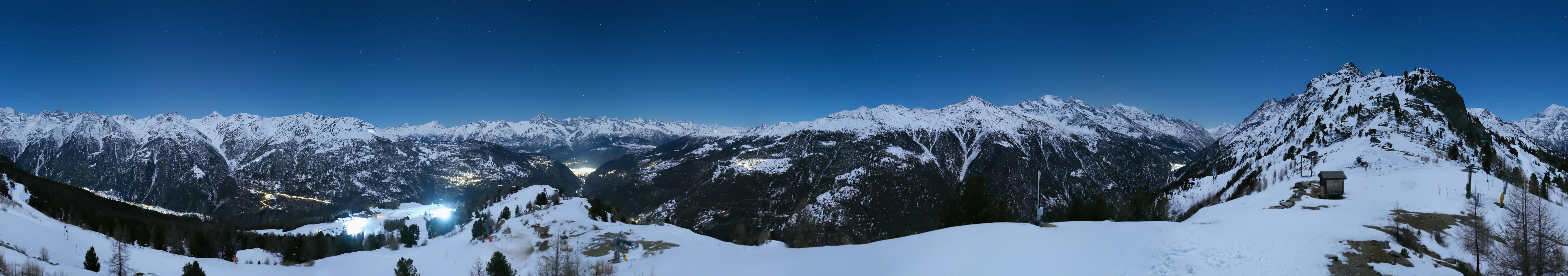 Archiv Foto Webcam Grächen im Wallis: Panorama Furggen