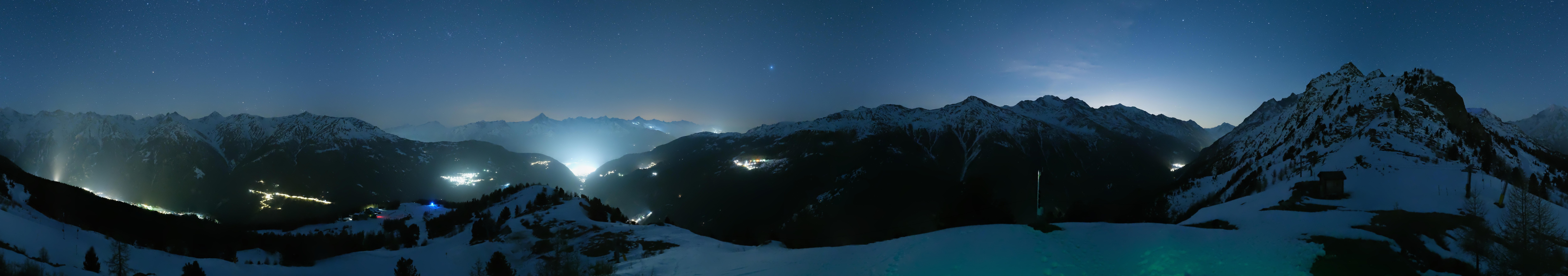 Archiv Foto Webcam Grächen im Wallis: Panorama Furggen