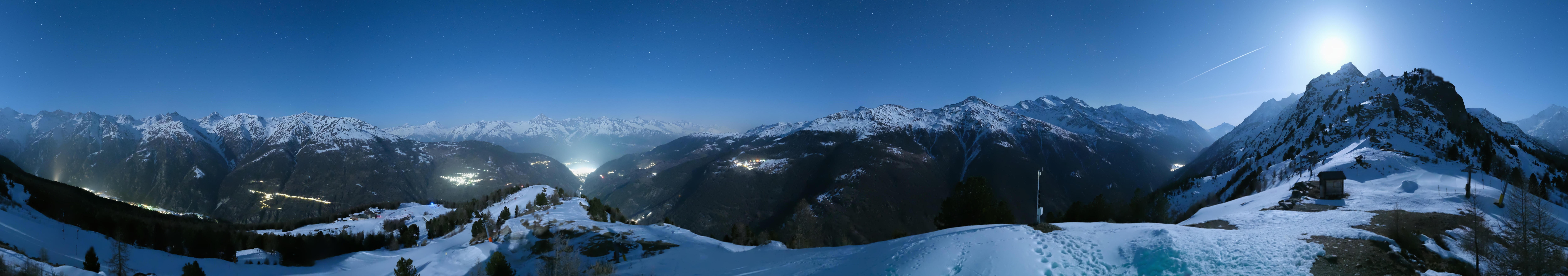 Archiv Foto Webcam Grächen im Wallis: Panorama Furggen