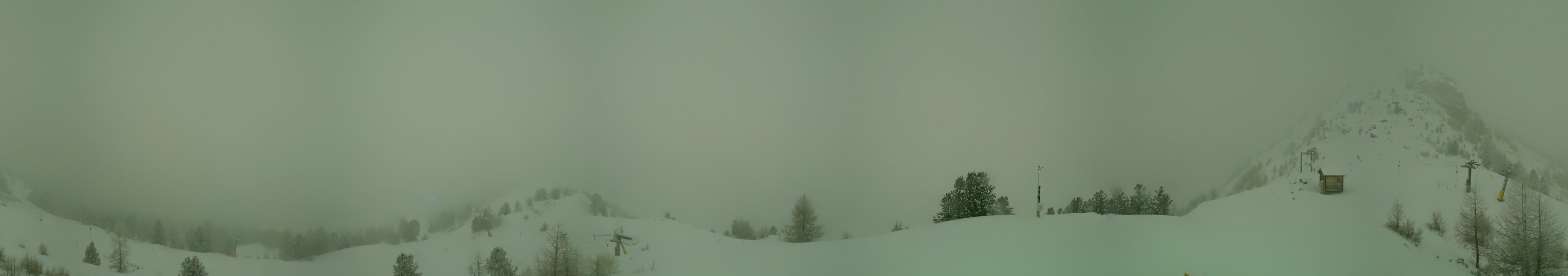 Archived image Webcam Panoramic view, Grächen in Valais