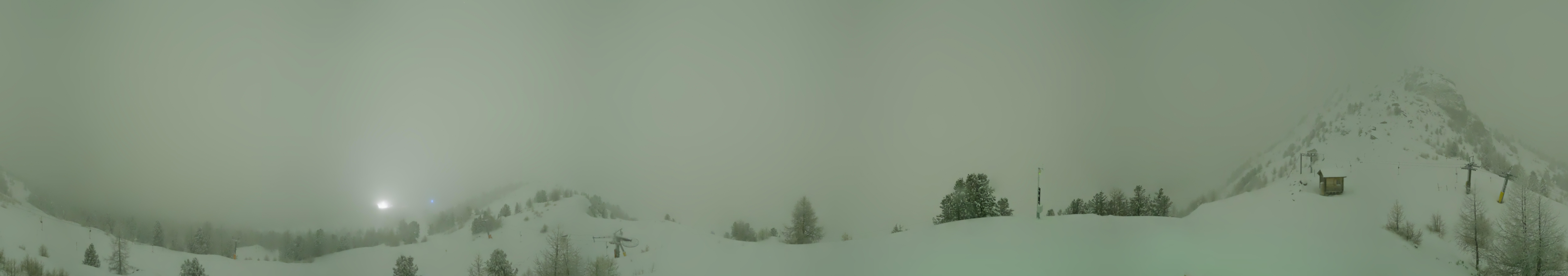 Archived image Webcam Panoramic view, Grächen in Valais