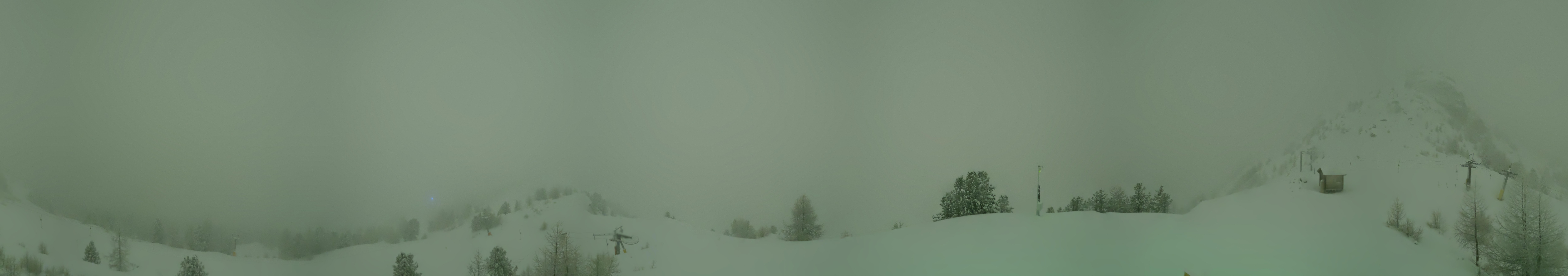 Archived image Webcam Panoramic view, Grächen in Valais