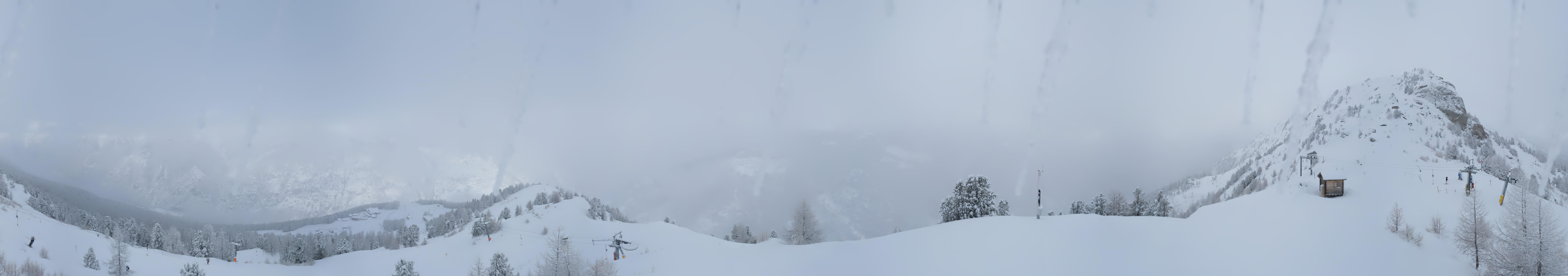 Archived image Webcam Panoramic view, Grächen in Valais