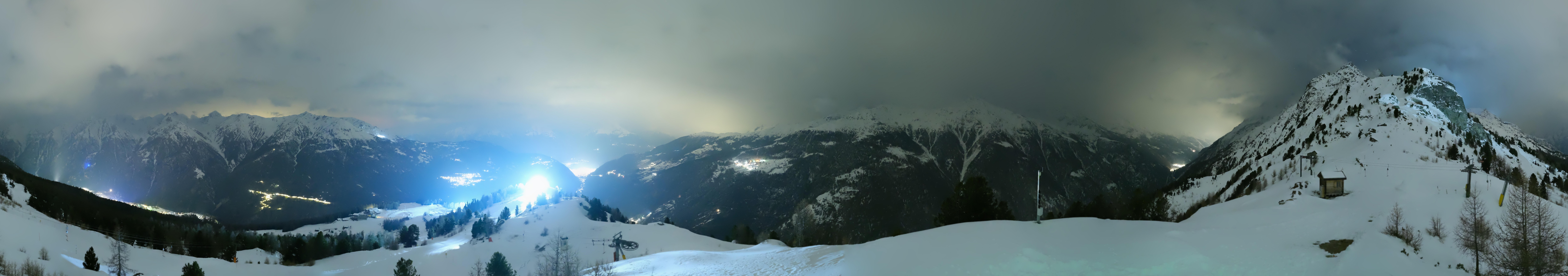 Archived image Webcam Panoramic view, Grächen in Valais