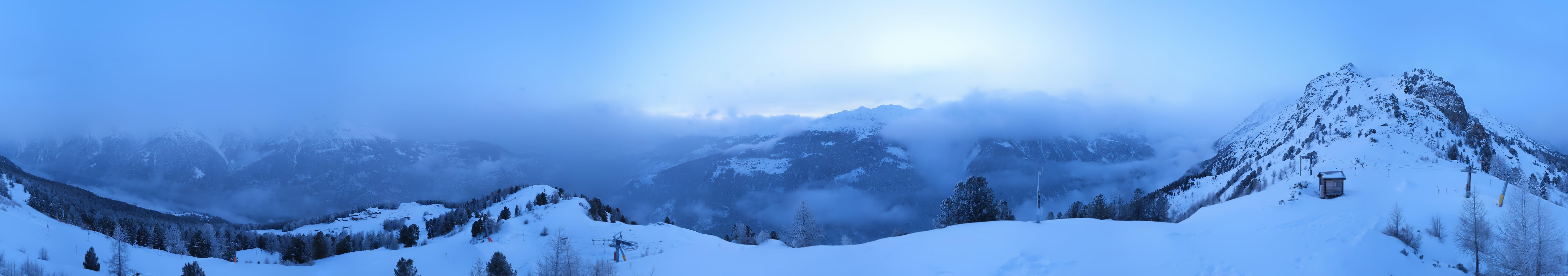 Archiv Foto Webcam Grächen im Wallis: Panorama Furggen