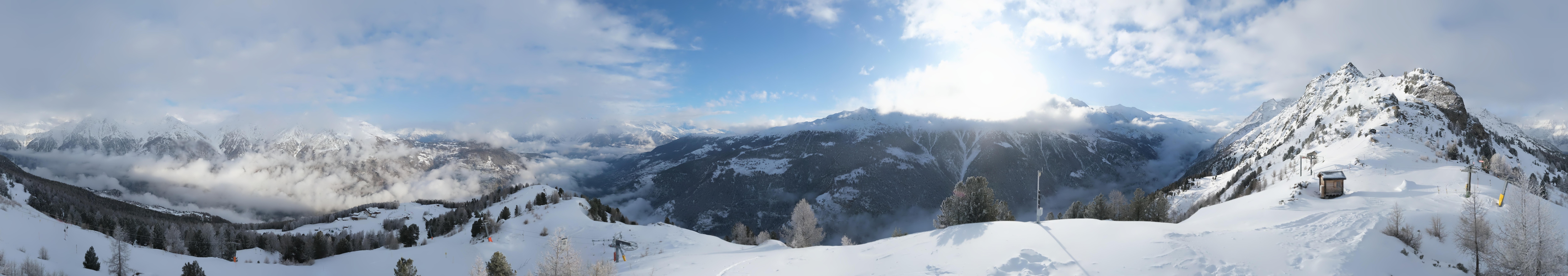 Archiv Foto Webcam Grächen im Wallis: Panorama Furggen