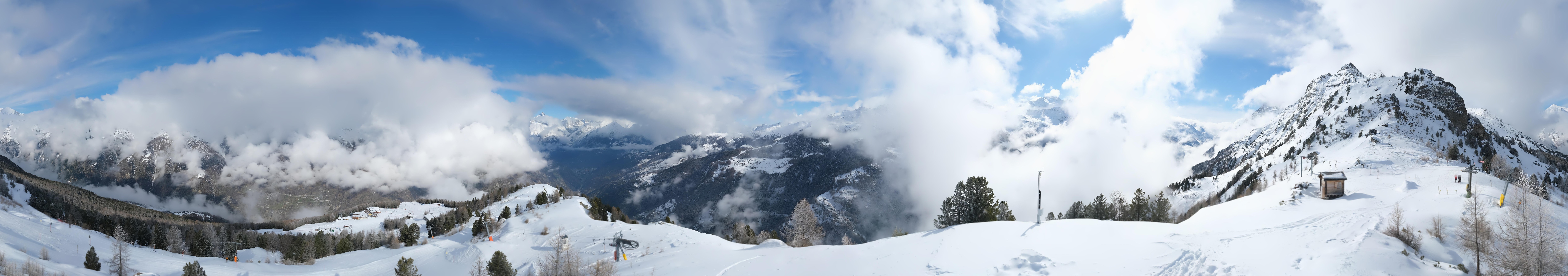 Archiv Foto Webcam Grächen im Wallis: Panorama Furggen