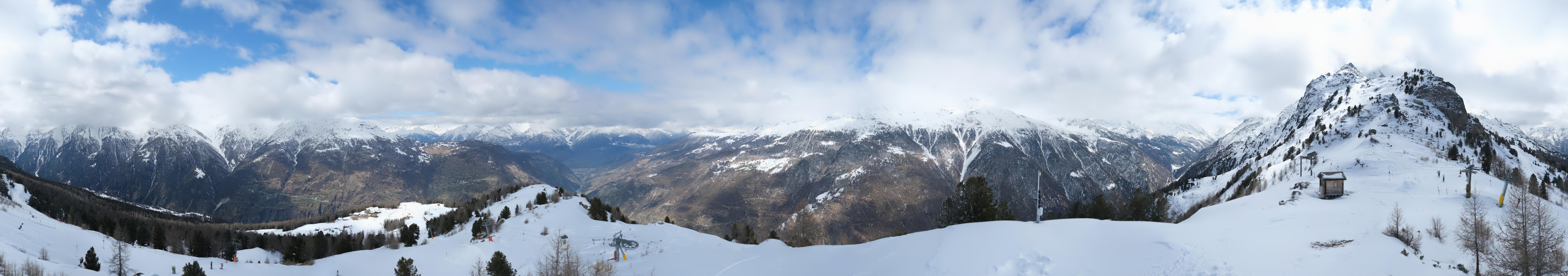 Archiv Foto Webcam Grächen im Wallis: Panorama Furggen