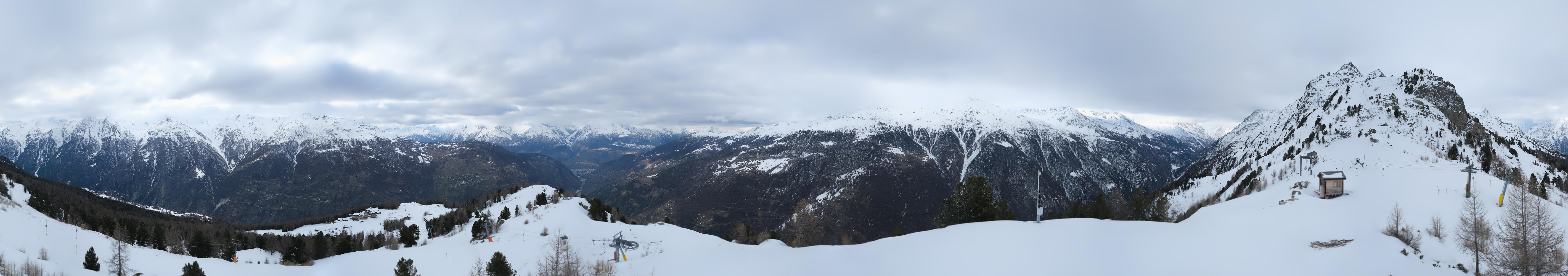 Archiv Foto Webcam Grächen im Wallis: Panorama Furggen