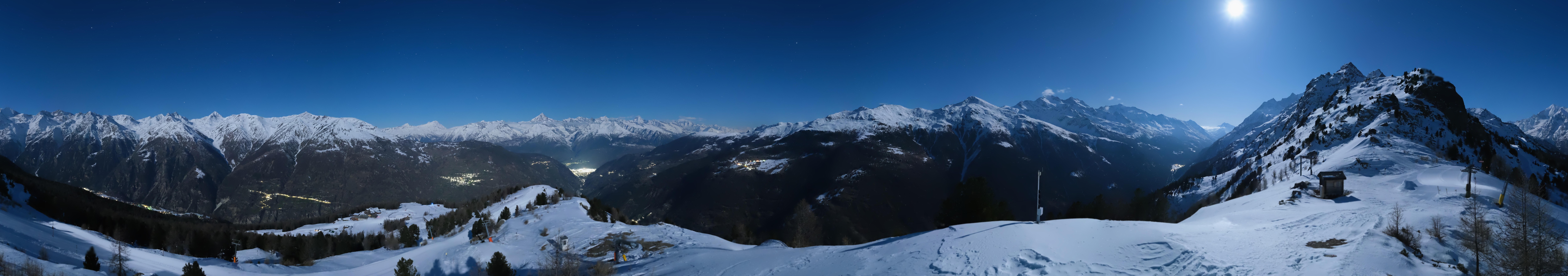 Archiv Foto Webcam Grächen im Wallis: Panorama Furggen