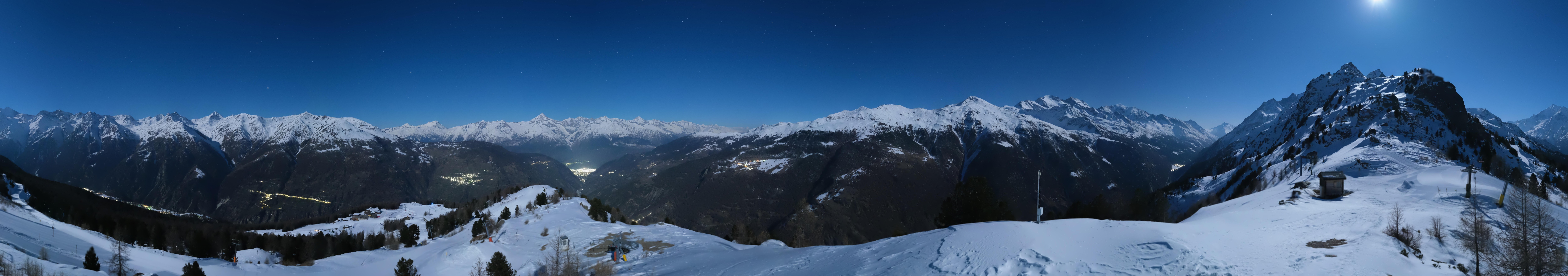 Archiv Foto Webcam Grächen im Wallis: Panorama Furggen