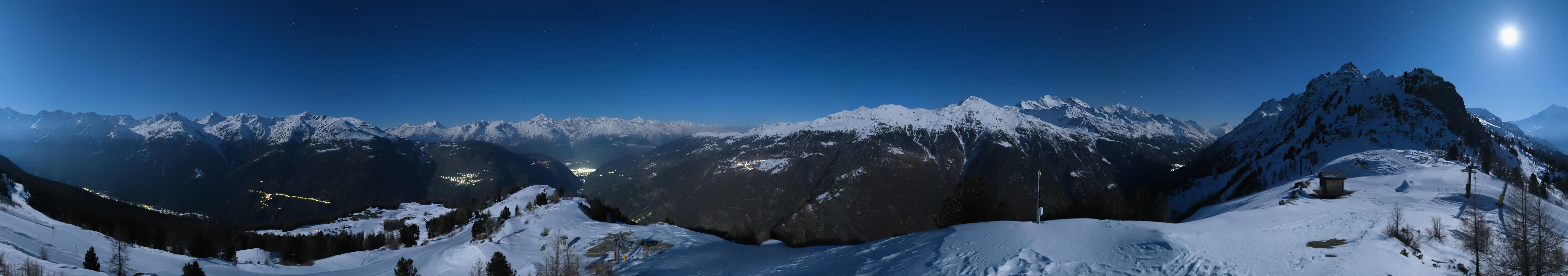 Archiv Foto Webcam Grächen im Wallis: Panorama Furggen