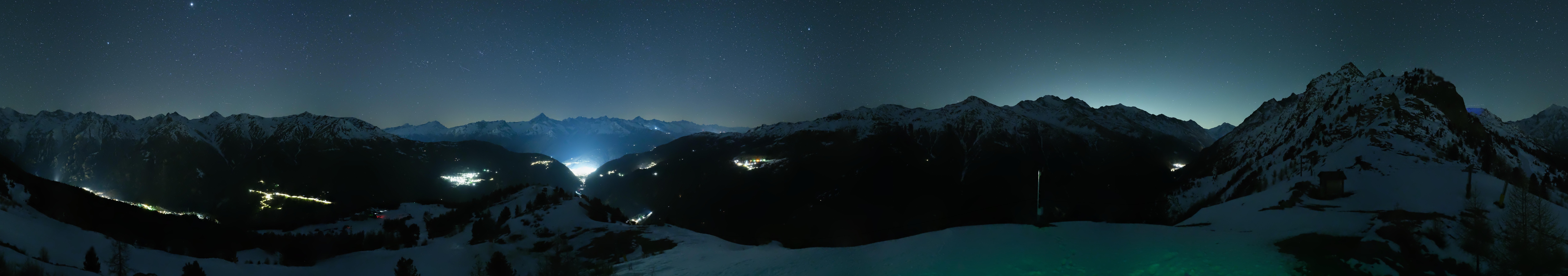 Archiv Foto Webcam Grächen im Wallis: Panorama Furggen