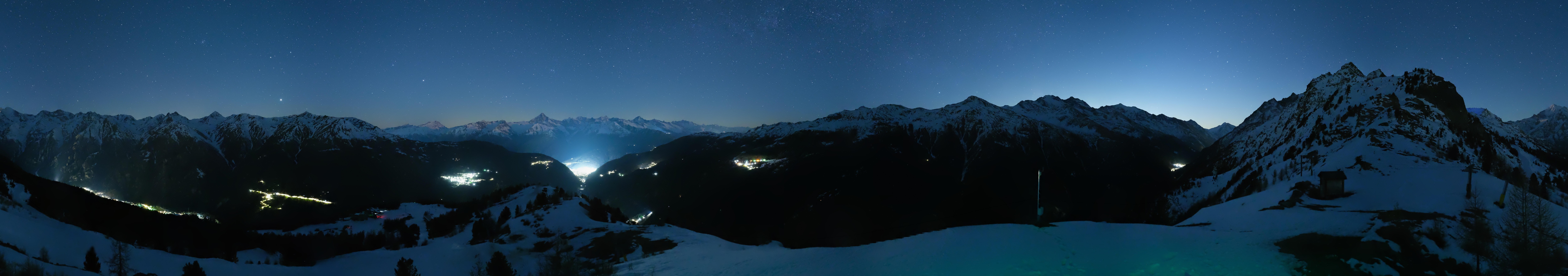 Archiv Foto Webcam Grächen im Wallis: Panorama Furggen