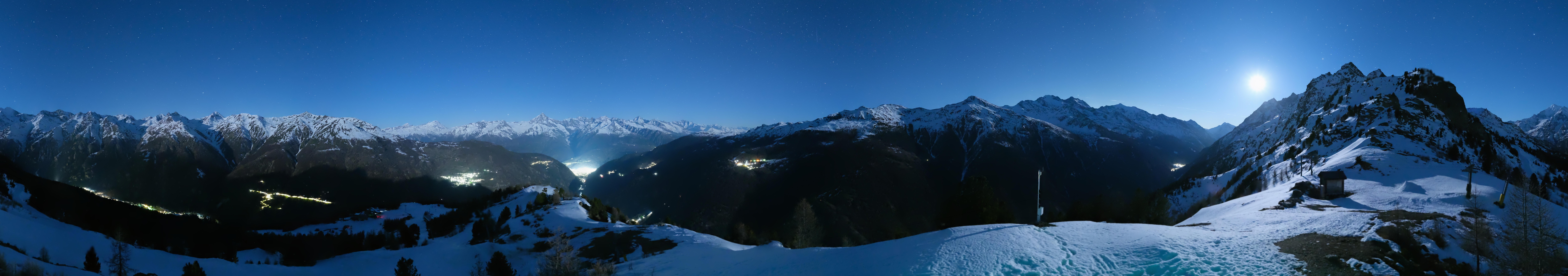 Archiv Foto Webcam Grächen im Wallis: Panorama Furggen